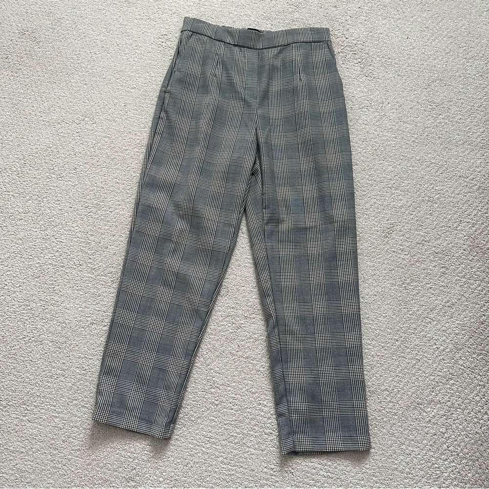 Dynamite Plaid Pull On Trousers